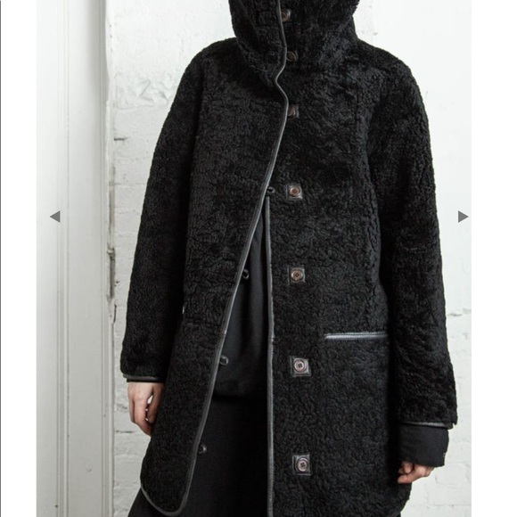 Nicholas K. Reversible Alpine Shearling Coat-60% OFF MSRP - Picture 1 of 6